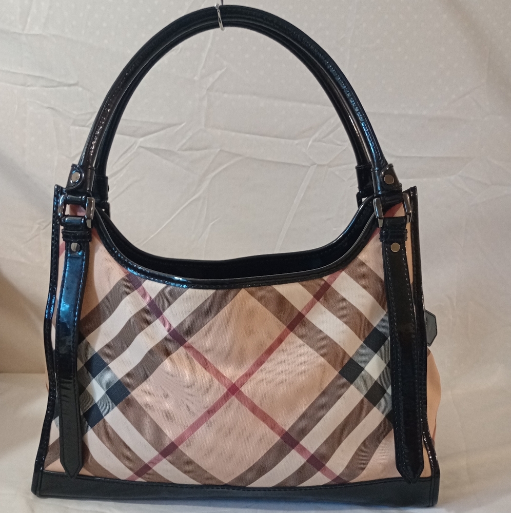 Burberry Supernova Ashmore Check Large Bag Authentic